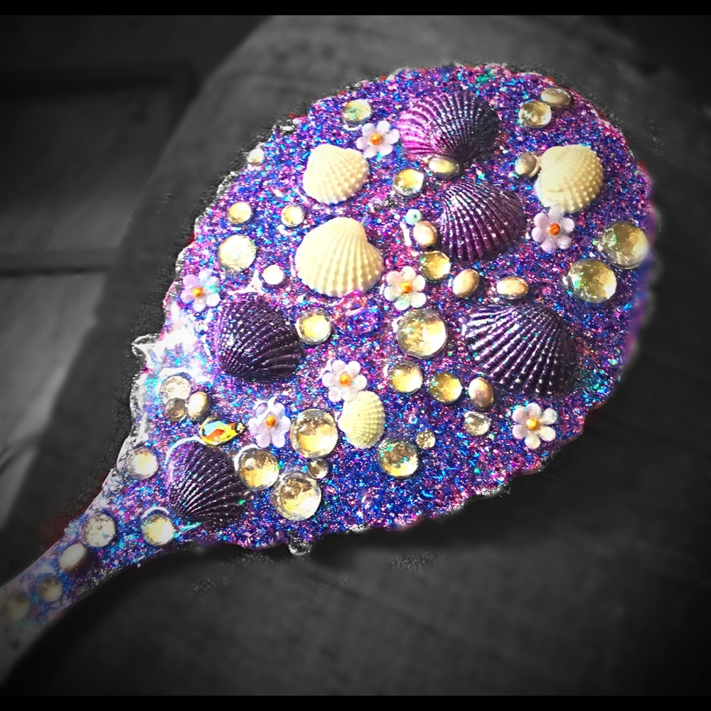 Mermaid hand mirror